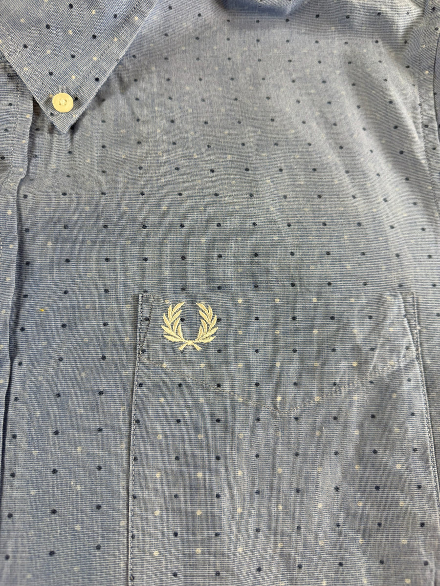 Fred Perry Blouse blauw print