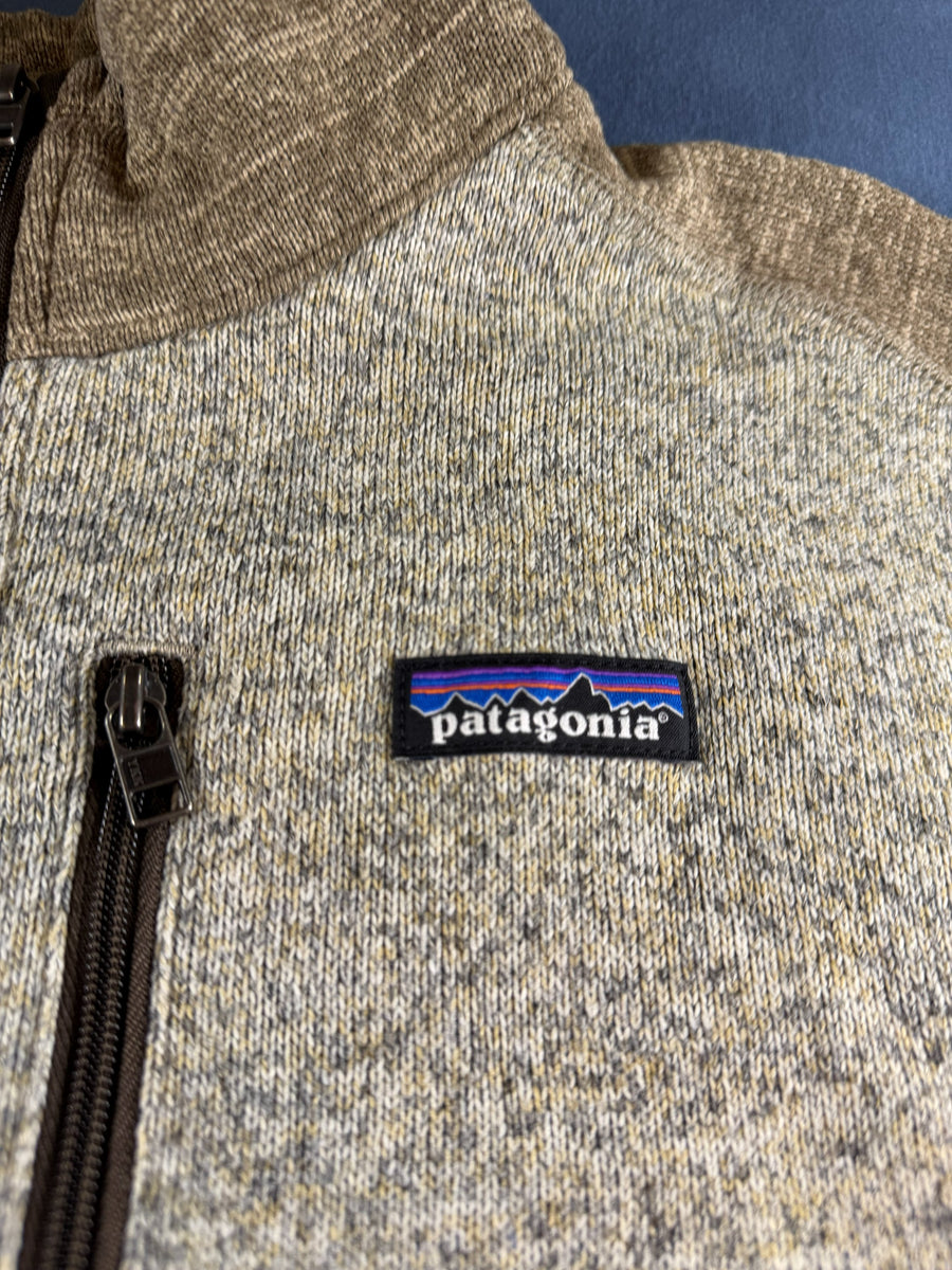 Patagonia Better Sweater trui beige gemêleerd heren maat XL pullover gebreid