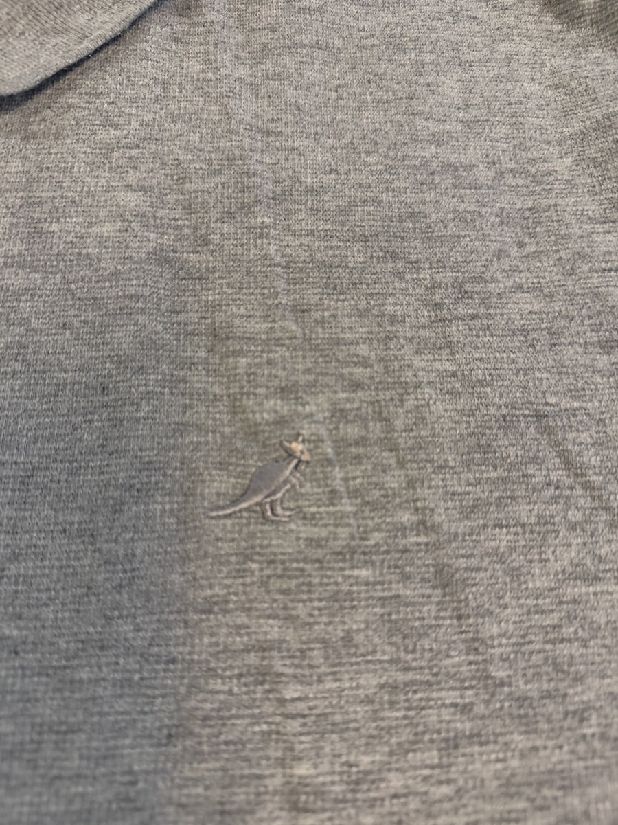 Grijze polo van Kangol (poloshirt, British Tradition-lijn), maat XXL