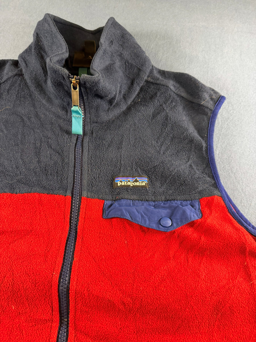 Patagonia Synchilla bodywarmer rood heren maat L gilet mouwloos vest