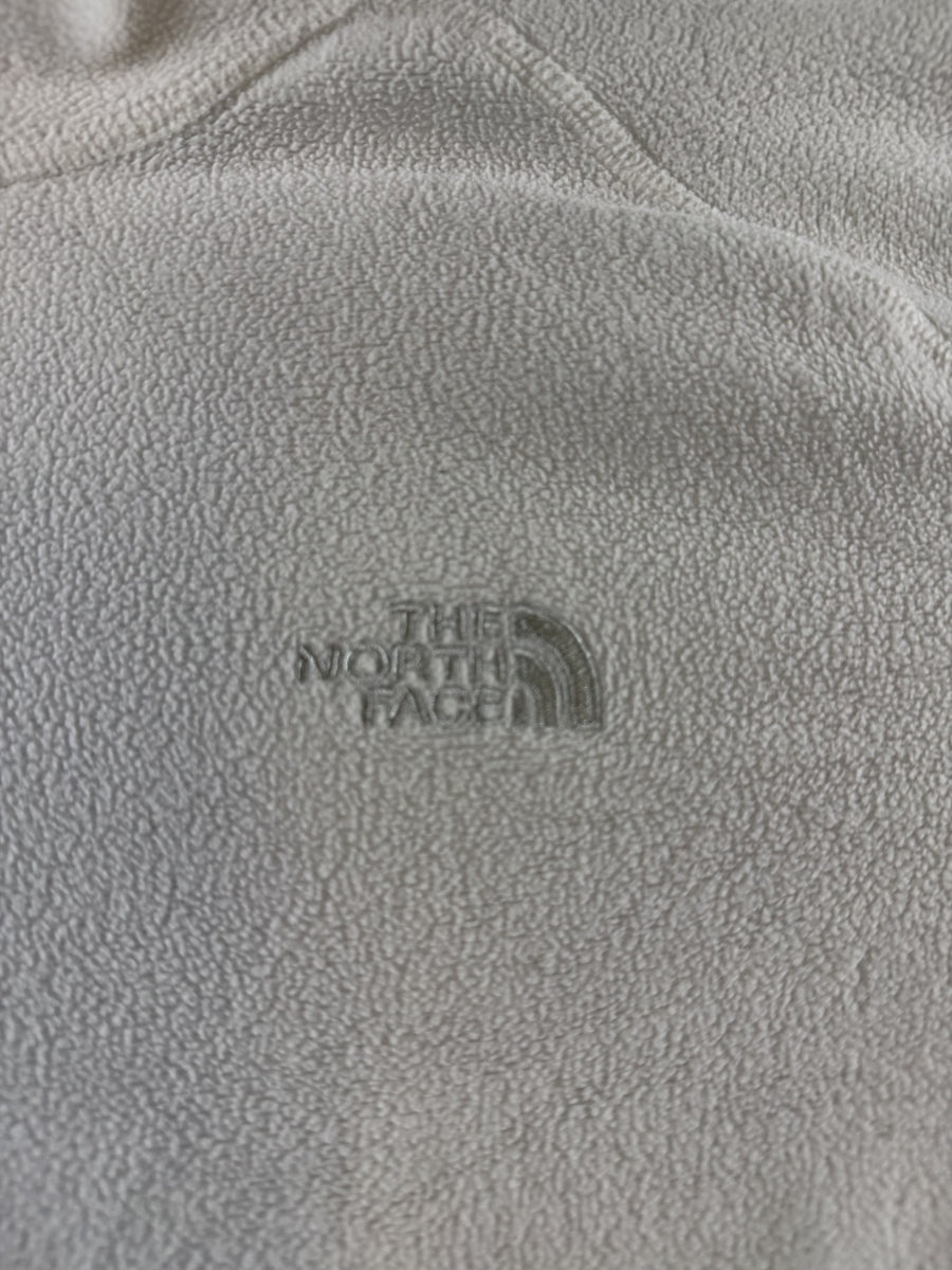The North Face fleecetrui wit maat XL halve rits