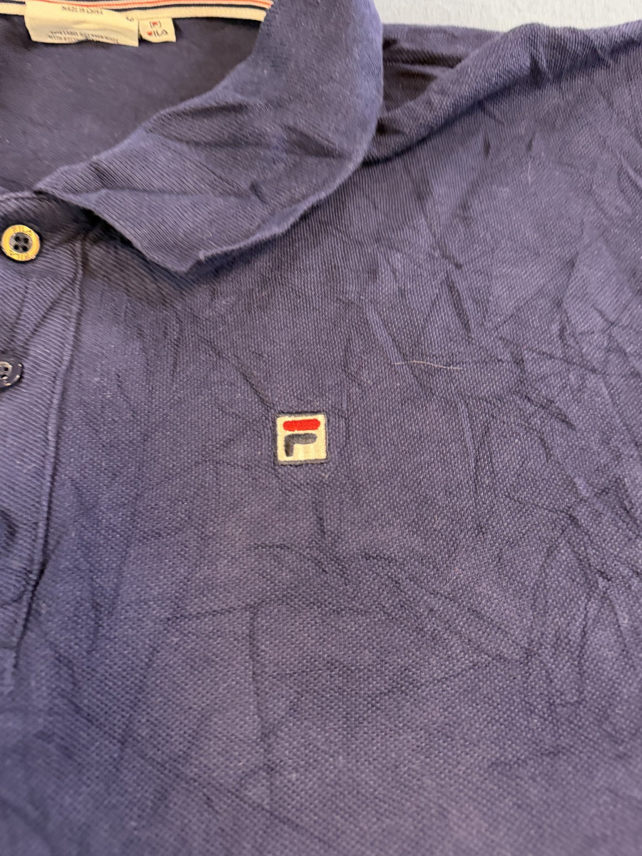 Blauw FILA sportpolo (tennisshirt), maat 3XL