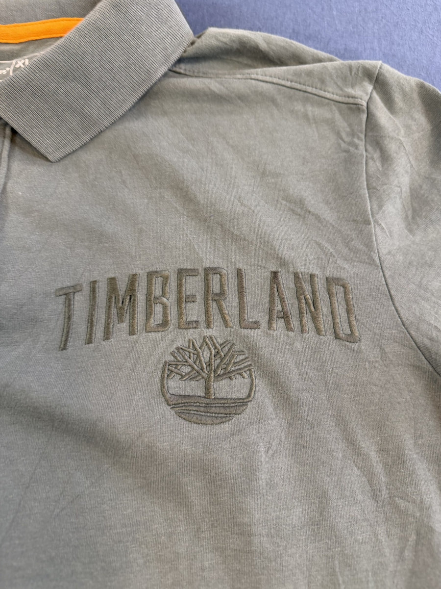 Grijze Timberland poloshirt maat XL (Earthkeepers piqué polo)