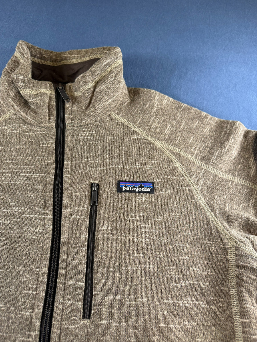Patagonia Fleece vest beige gemêleerd