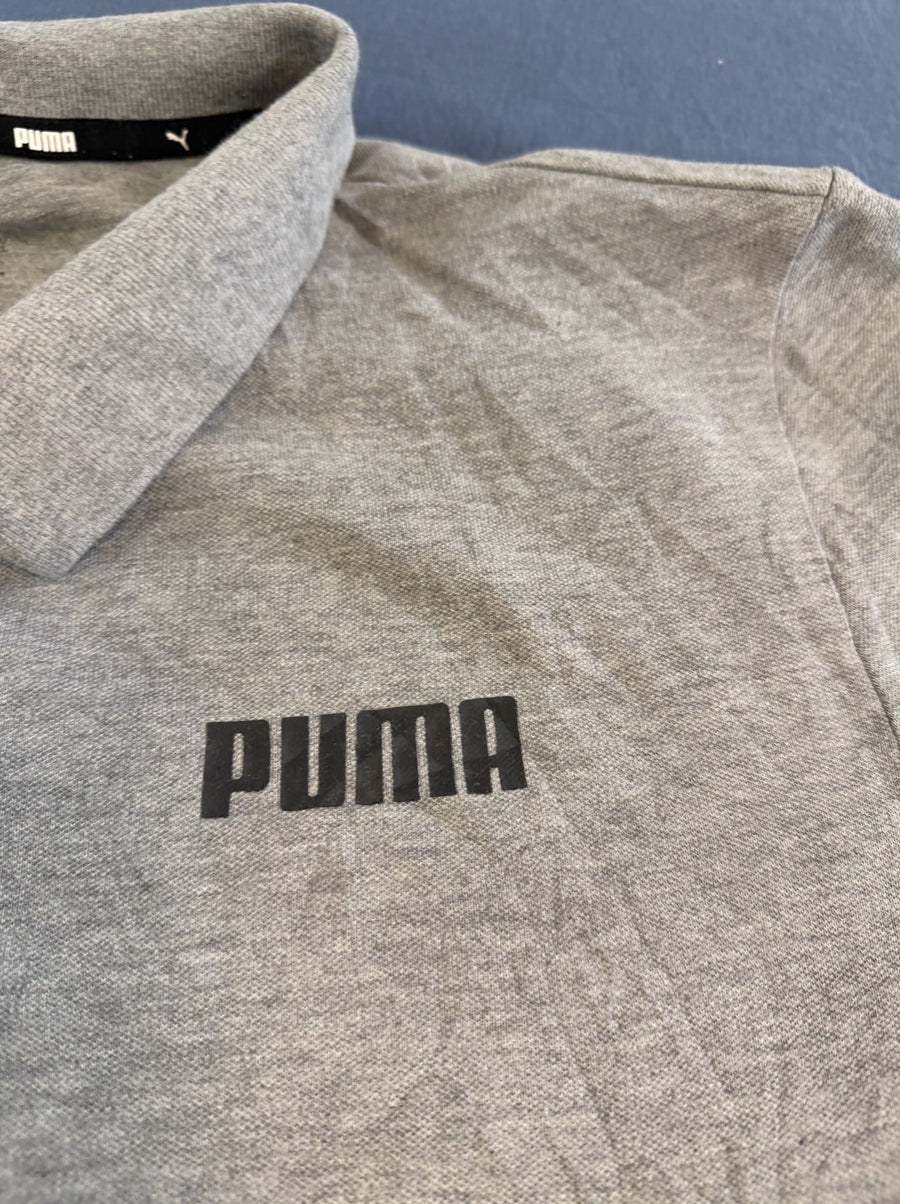 Grijze heren polo van Puma (poloshirt), maat XXL