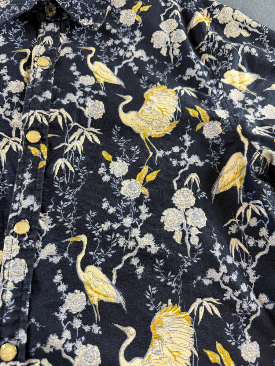 Lee Blouse blauw print