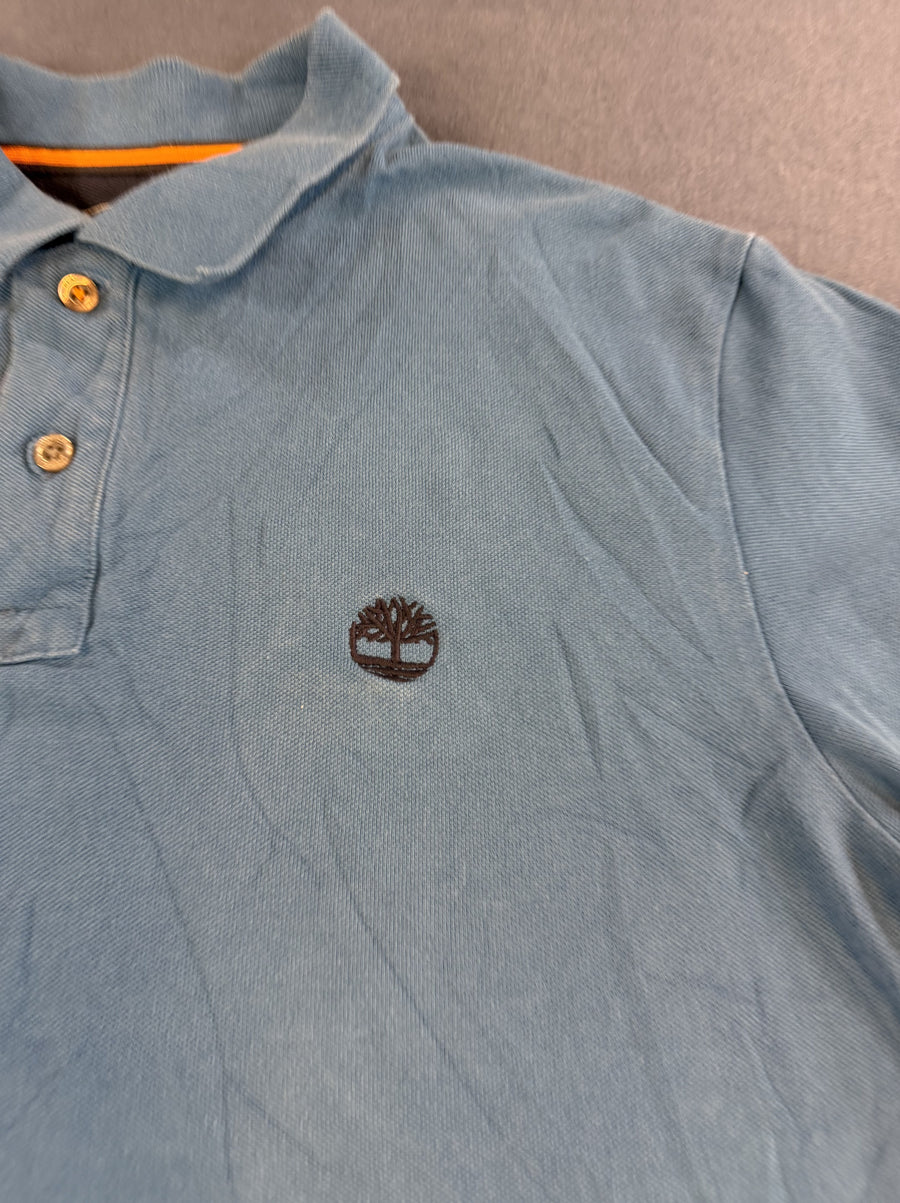 Blauwe Timberland polo, maat L (poloshirt / polohemd)