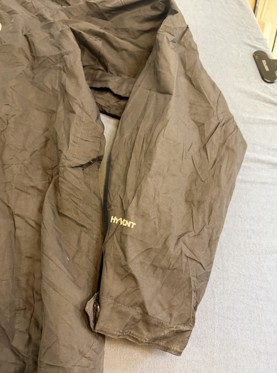 Zwarte HyVent regenjas van The North Face (windjack), maat XL