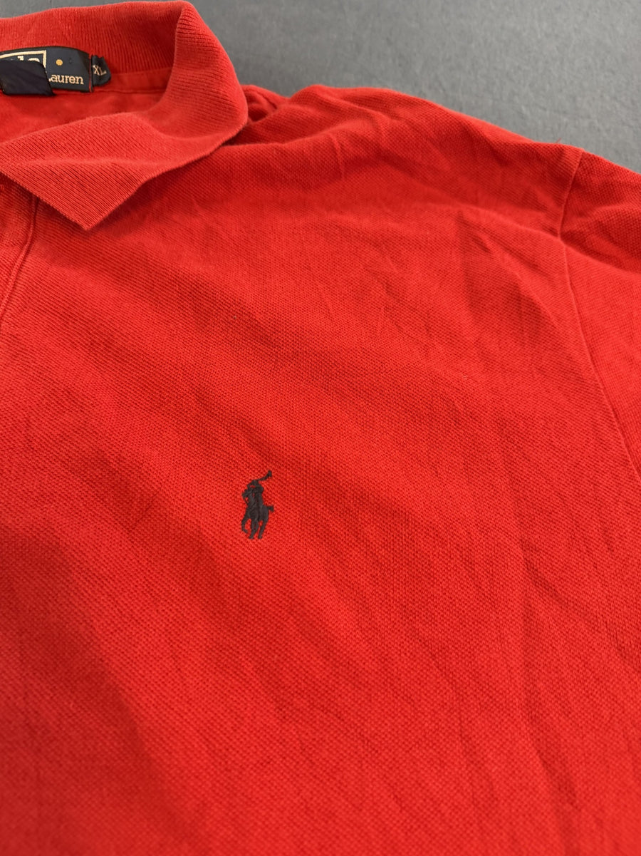 Polo Ralph Lauren polo in rood (poloshirt / piqué top), maat XL