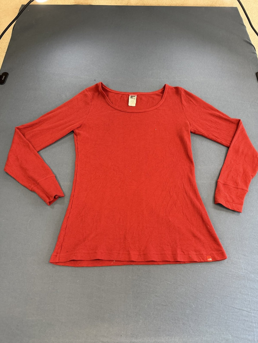 Rood thermo-longsleeve The North Face (wafeltrui / basislaag) maat XL
