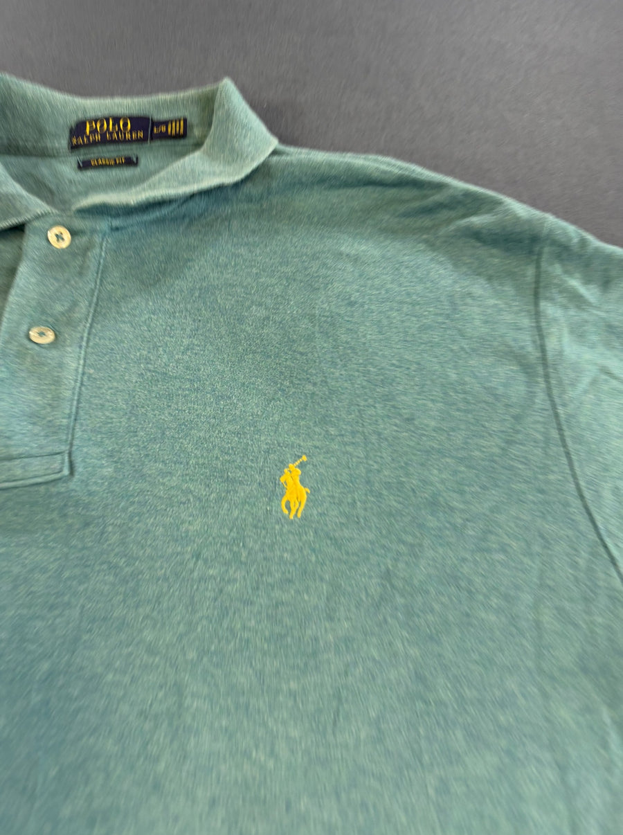Blauwe Polo Ralph Lauren polo (poloshirt) maat L, Classic Fit