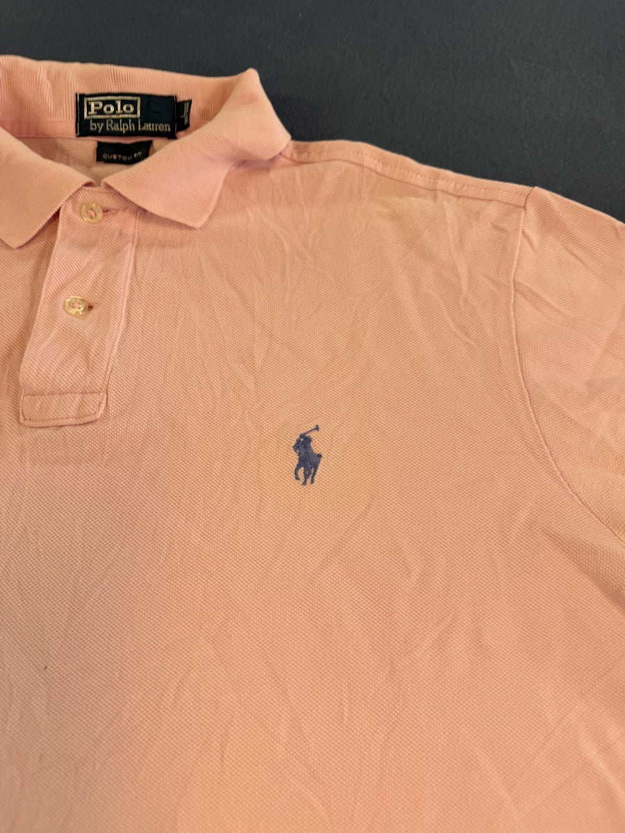 Roze poloshirt van Polo Ralph Lauren (polo, piqué katoen), maat L