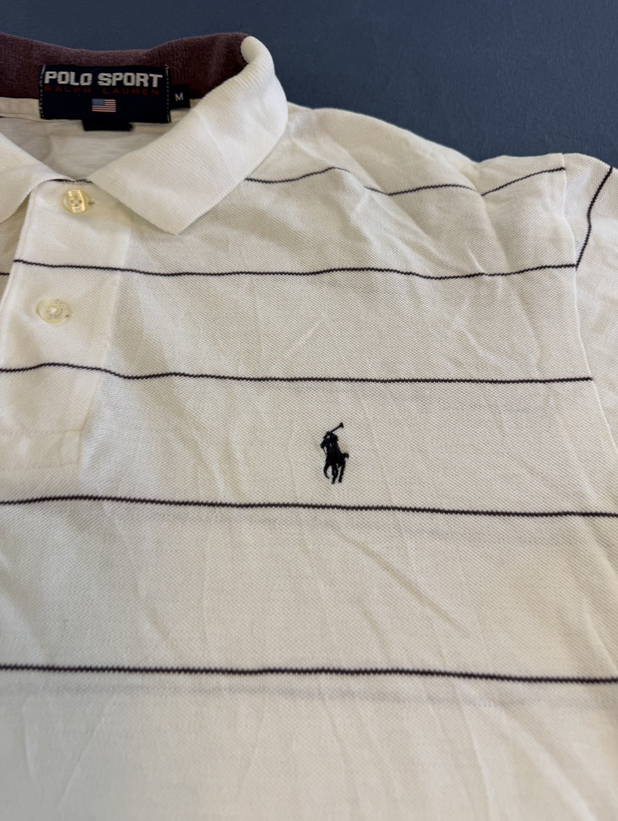 Wit poloshirt van Polo Ralph Lauren (Piqué Polo / Tennisshirt), Polo Sport – Heren Maat M