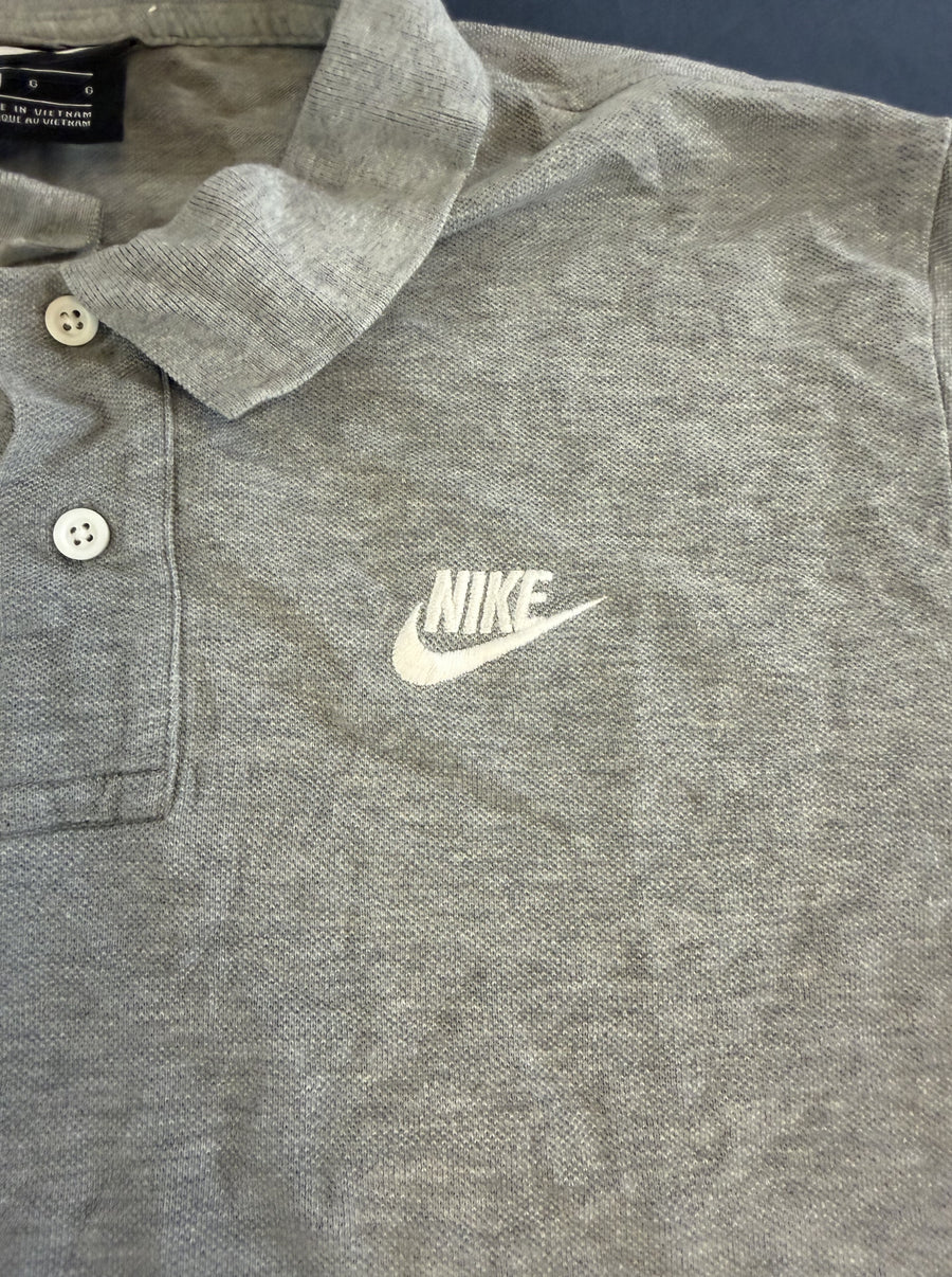 Grijze Nike polo (poloshirt), maat L