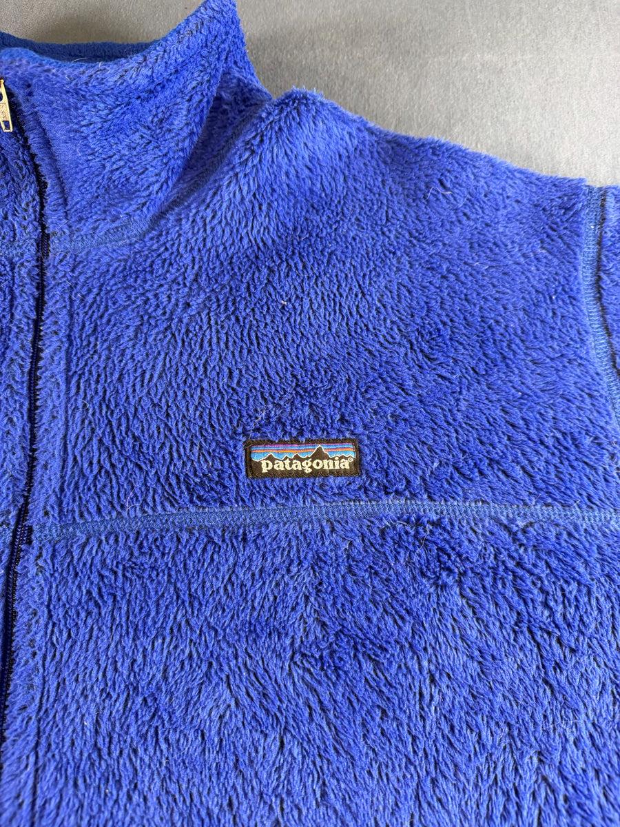Patagonia fleece vest blauw heren maat L fleecevest fleecejack