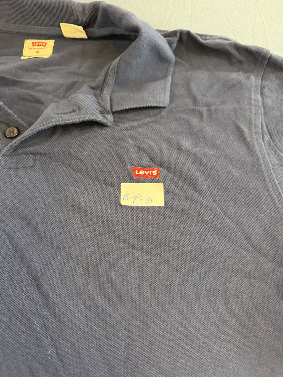 Blauwe Levi's polo – maat XL (polo shirt / piqué-top)