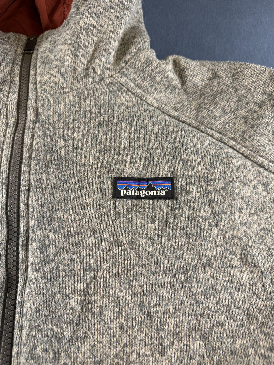 Patagonia jas grijs gemêleerd heren maat L fleecevest fleecejack