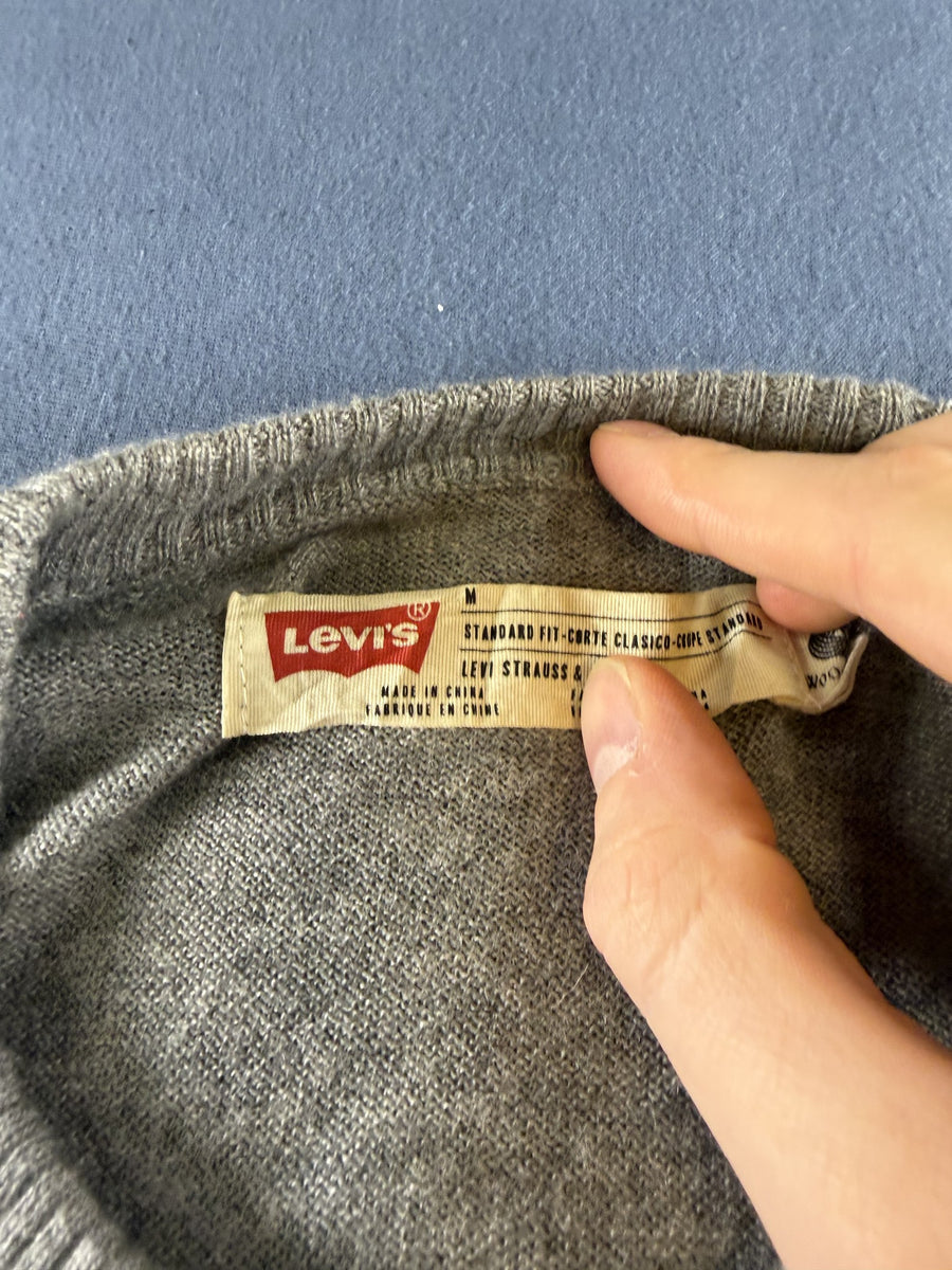 Levi's trui grijs maat M Standard Fit