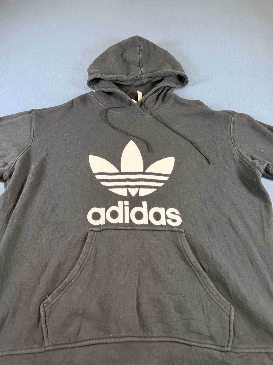 Zwarte adidas Originals capuchontrui (hoodie / sweatshirt), heren maat XXL