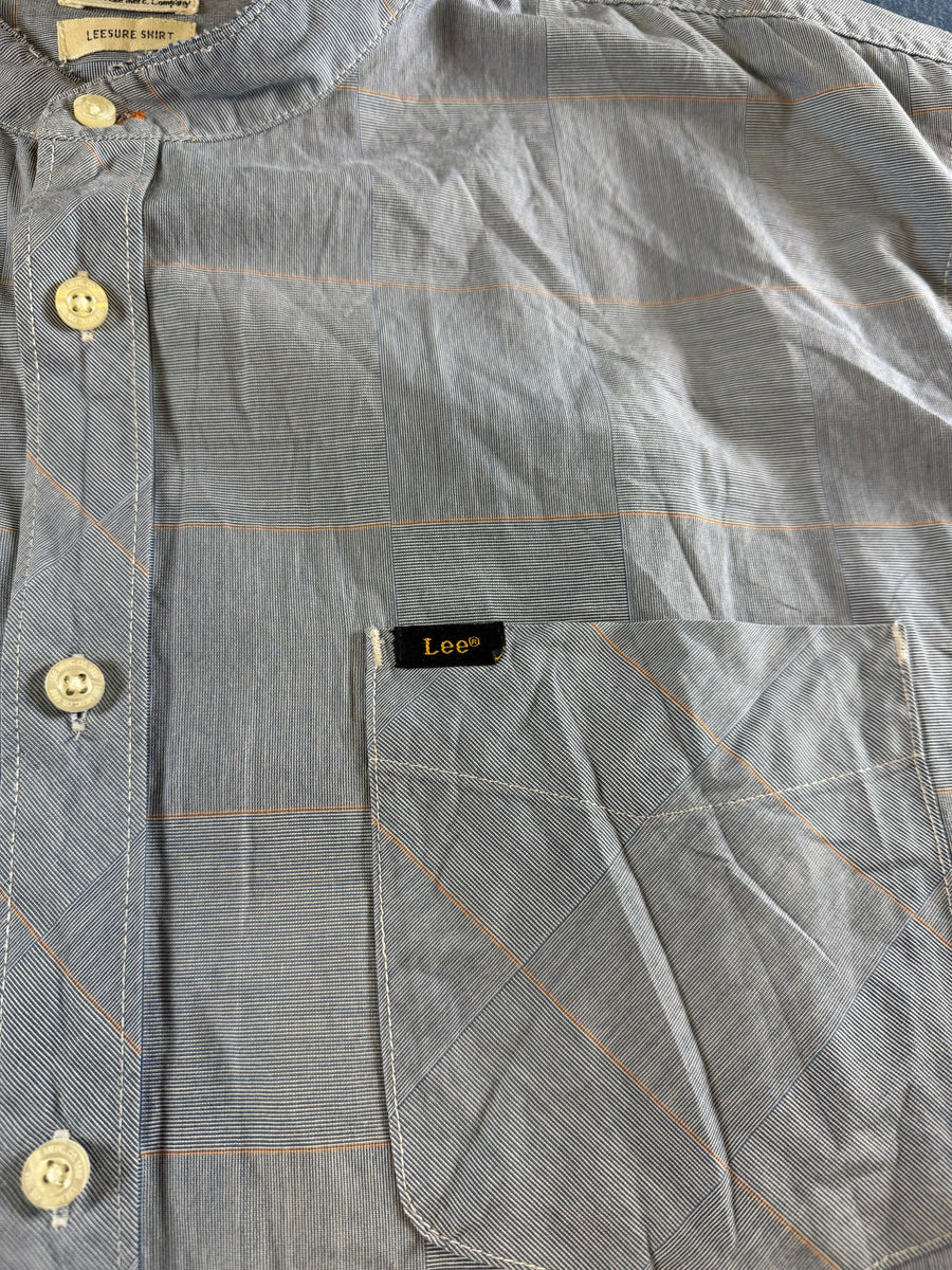 Lee Blouse blauw geruit Leesure Shirt