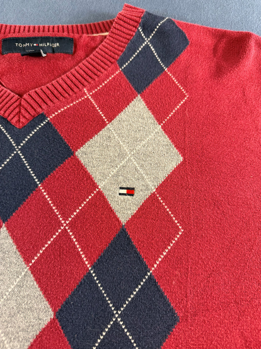 Tommy Hilfiger Trui rood geruit