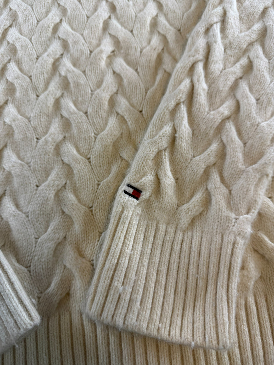 Tommy Hilfiger trui grijs heren maat M sweater pullover gebreid