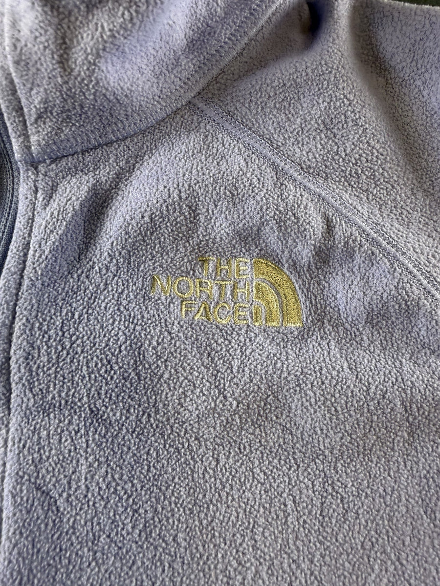 The North Face fleecetrui lila maat S halve rits