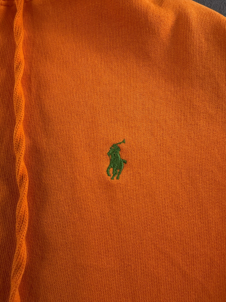 Polo Ralph Lauren hoodie oranje maat S full zip