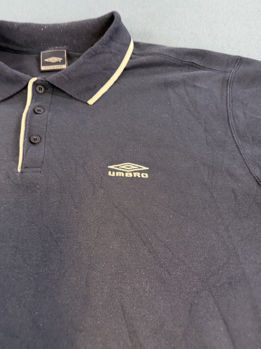 Blauw Umbro sportpolo maat XXL (piqué poloshirt)