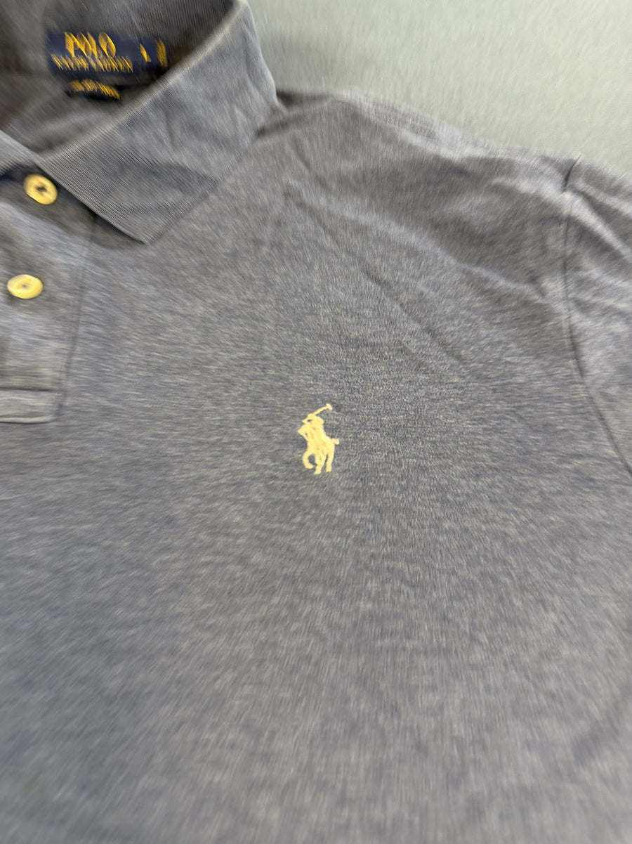 Blauw Polo Ralph Lauren piquéshirt (polo / poloshirt), maat L, Pima Soft Touch katoen