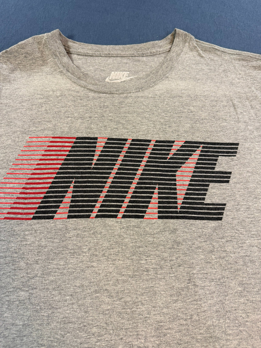 Nike T-shirt grijs print