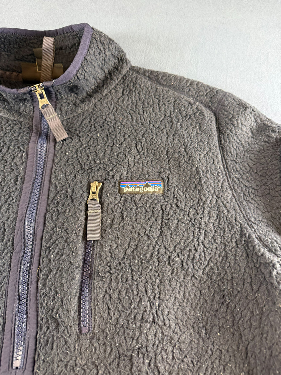 Patagonia fleece vest zwart dames maat XS fleecevest fleecejack vintage