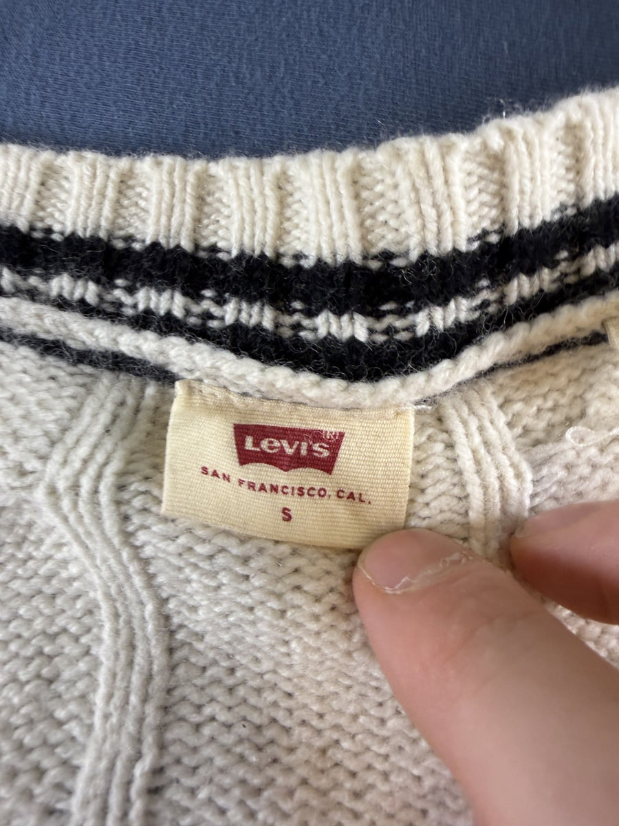 Levi's Trui wit gestreept