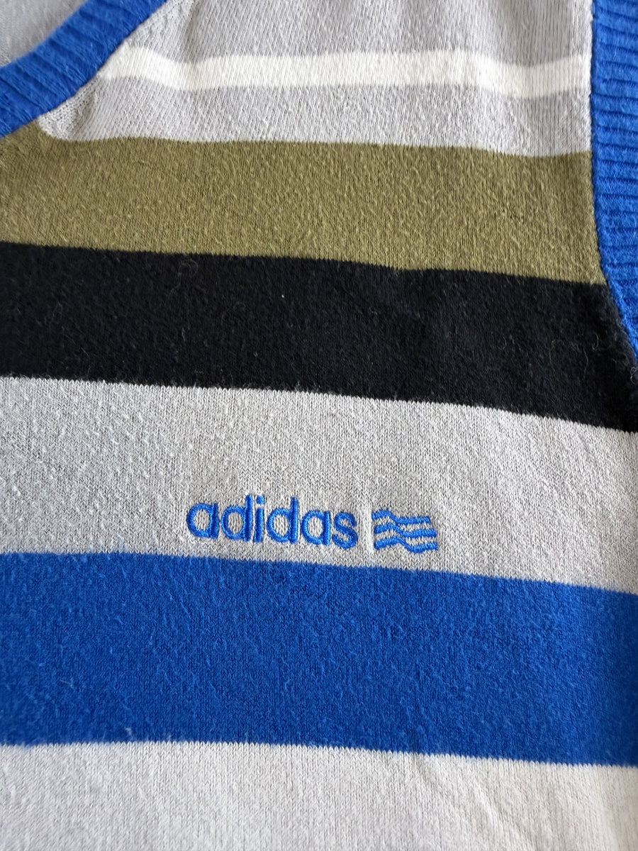 adidas Trui grijs gestreept