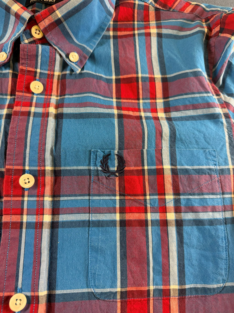 Fred Perry Blouse meerkleurig geruit