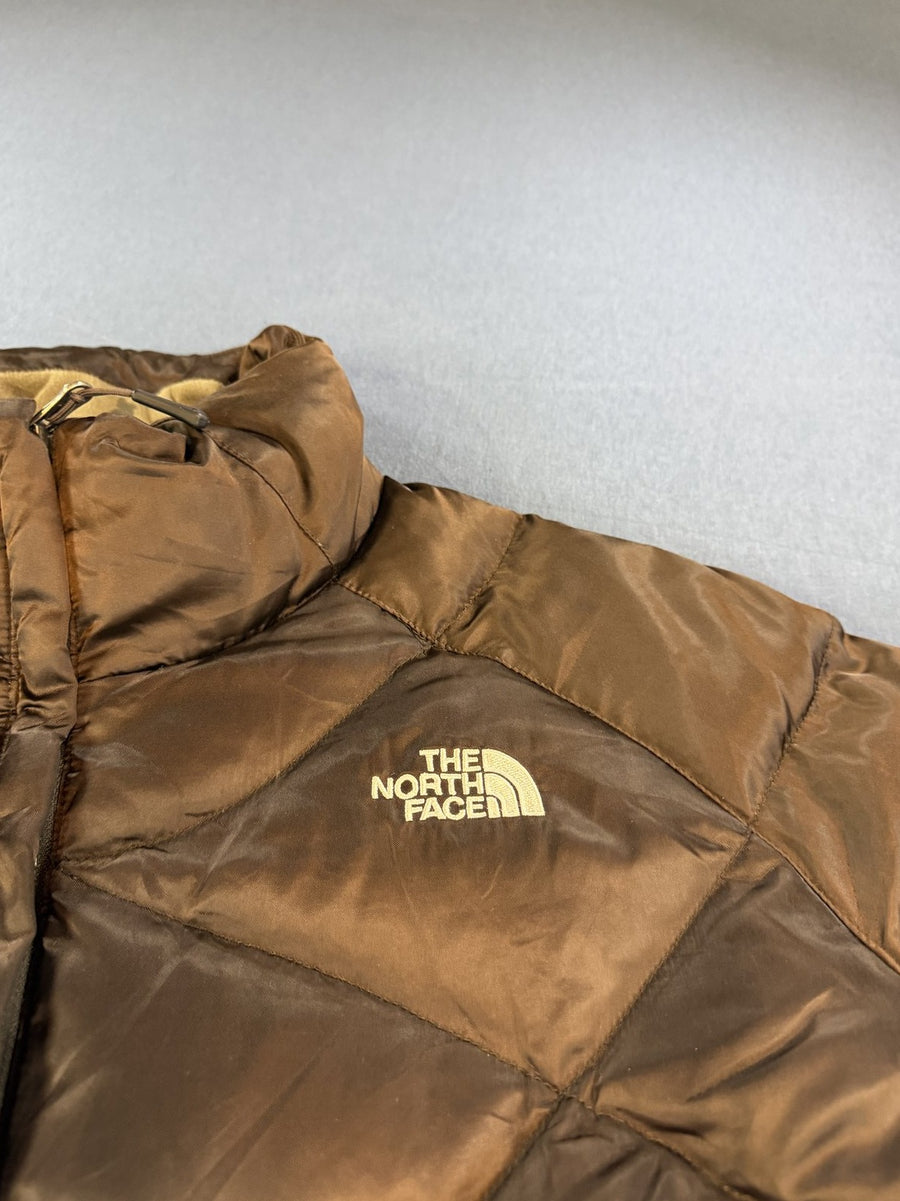 Bruine damesjas van The North Face (donsjas / puffer jas), maat XL