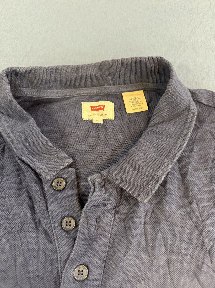 Blauw polo (poloshirt), maat XXL, Levi's