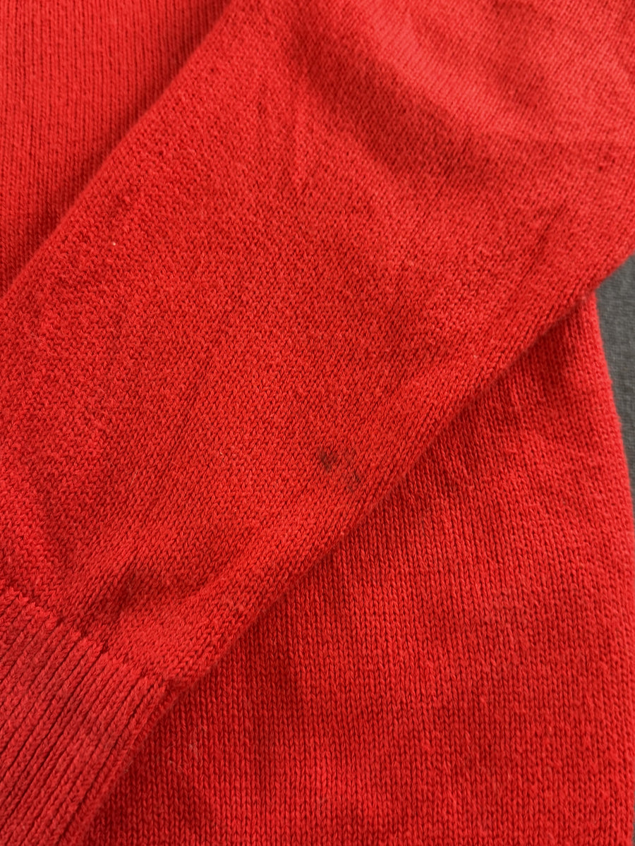 Rode Tommy Hilfiger quarter zip maat 152 (fleecevest / fleecetrui)