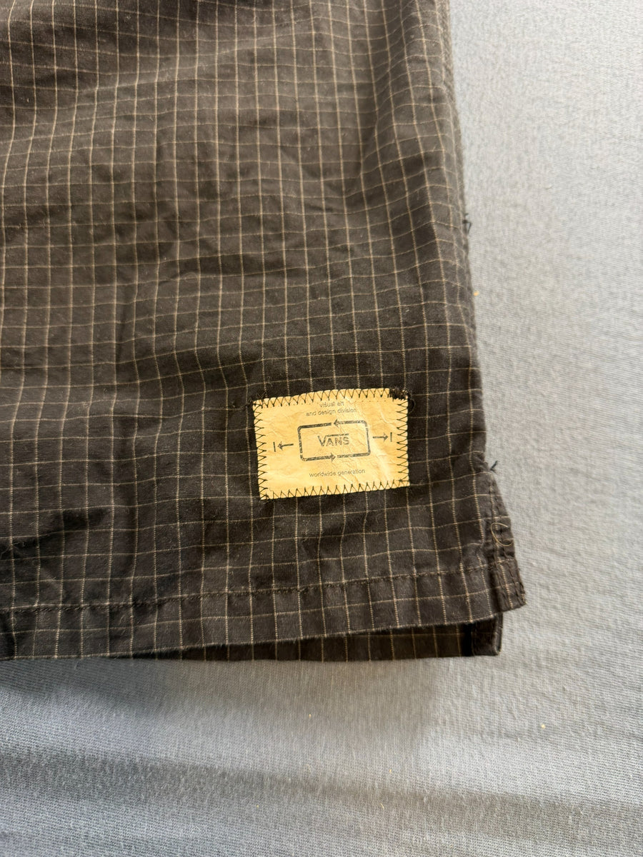 Vans Blouse zwart geruit