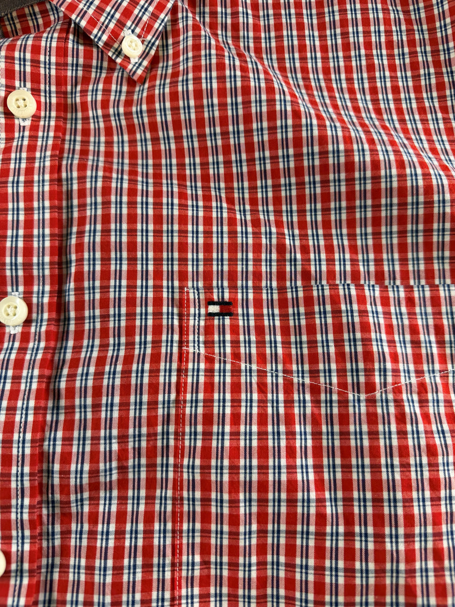 Tommy Hilfiger Blouse rood geruit