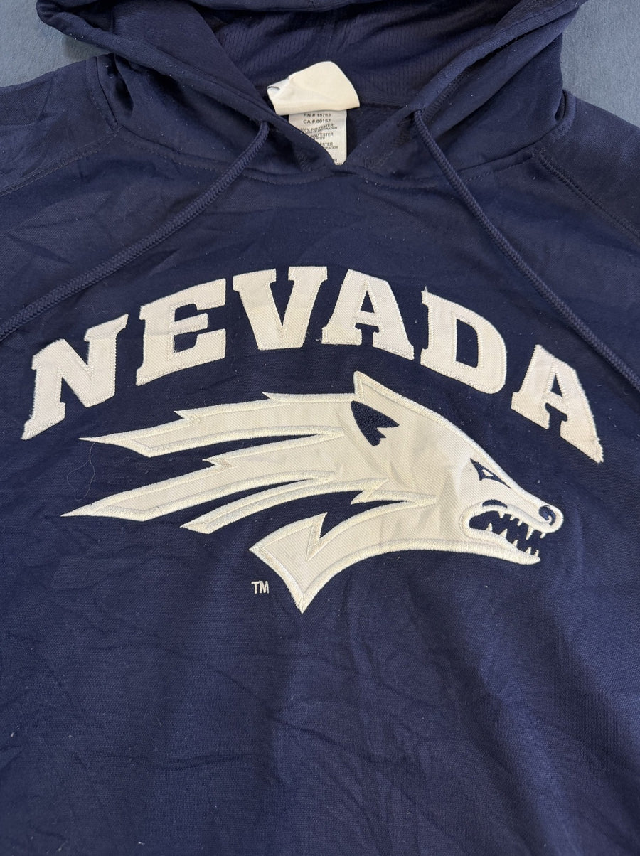 Blauwe Champion hoodie (capuchontrui) University of Nevada heren maat M