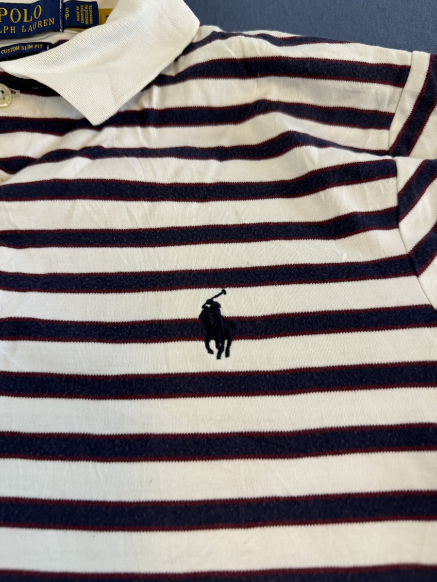 Wit Ralph Lauren poloshirt (polo / piquéshirt) maat S Custom Slim Fit