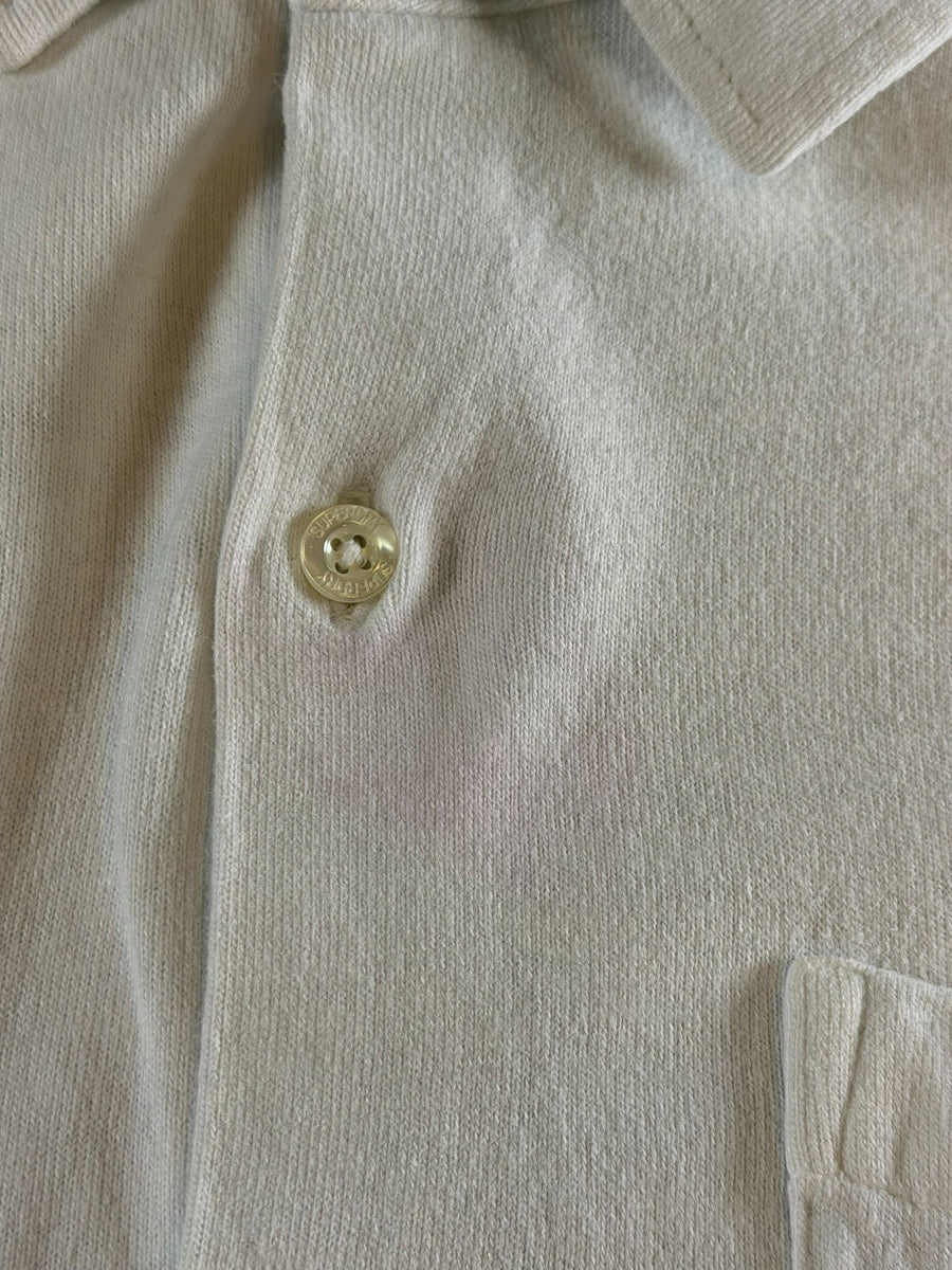Superdry blouse grijs heren maat XL overhemd shirt effen button up