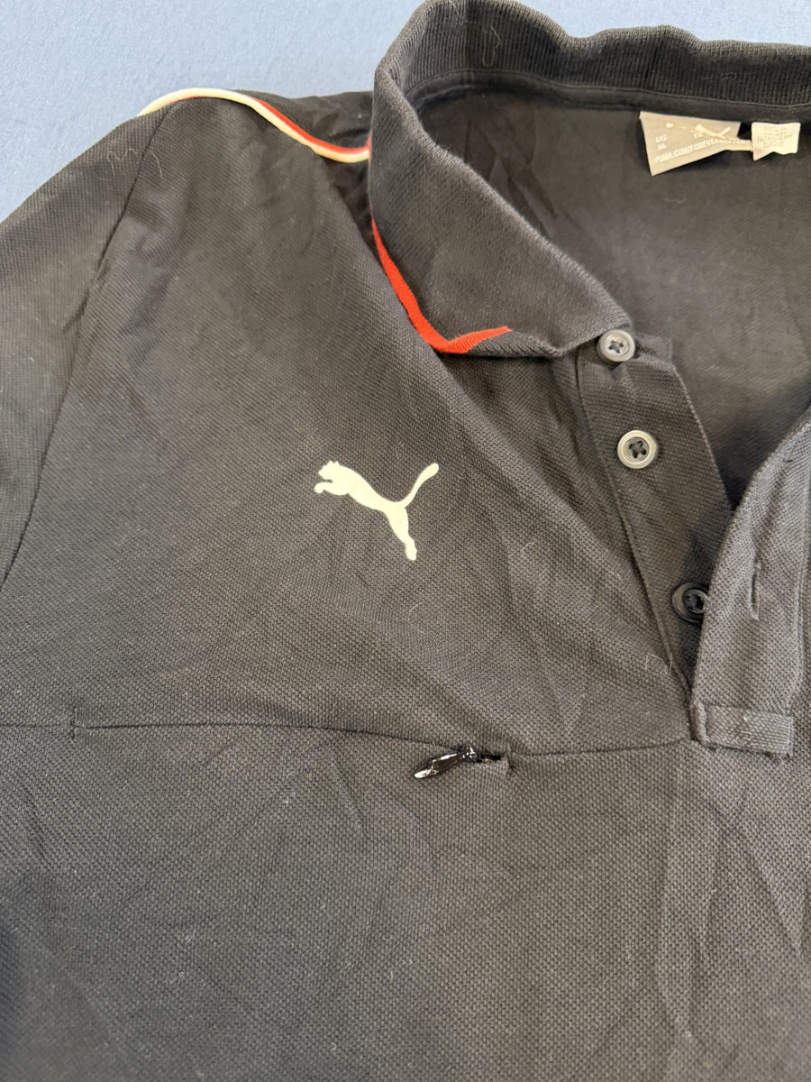 Zwarte polo maat XL (Puma piqué poloshirt / herenpolo)