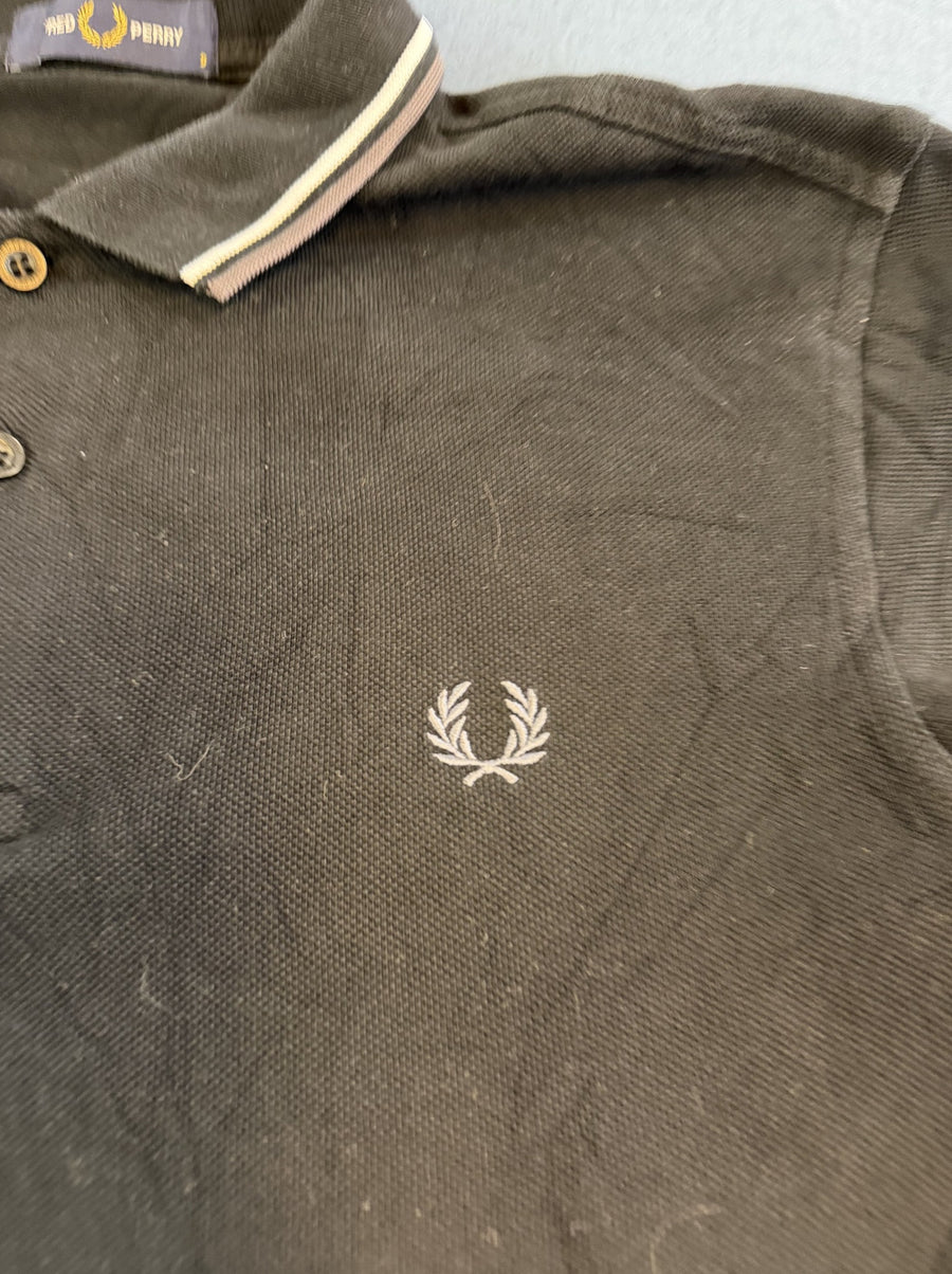 Zwarte Fred Perry M3600 (piquépolo / poloshirt), maat S