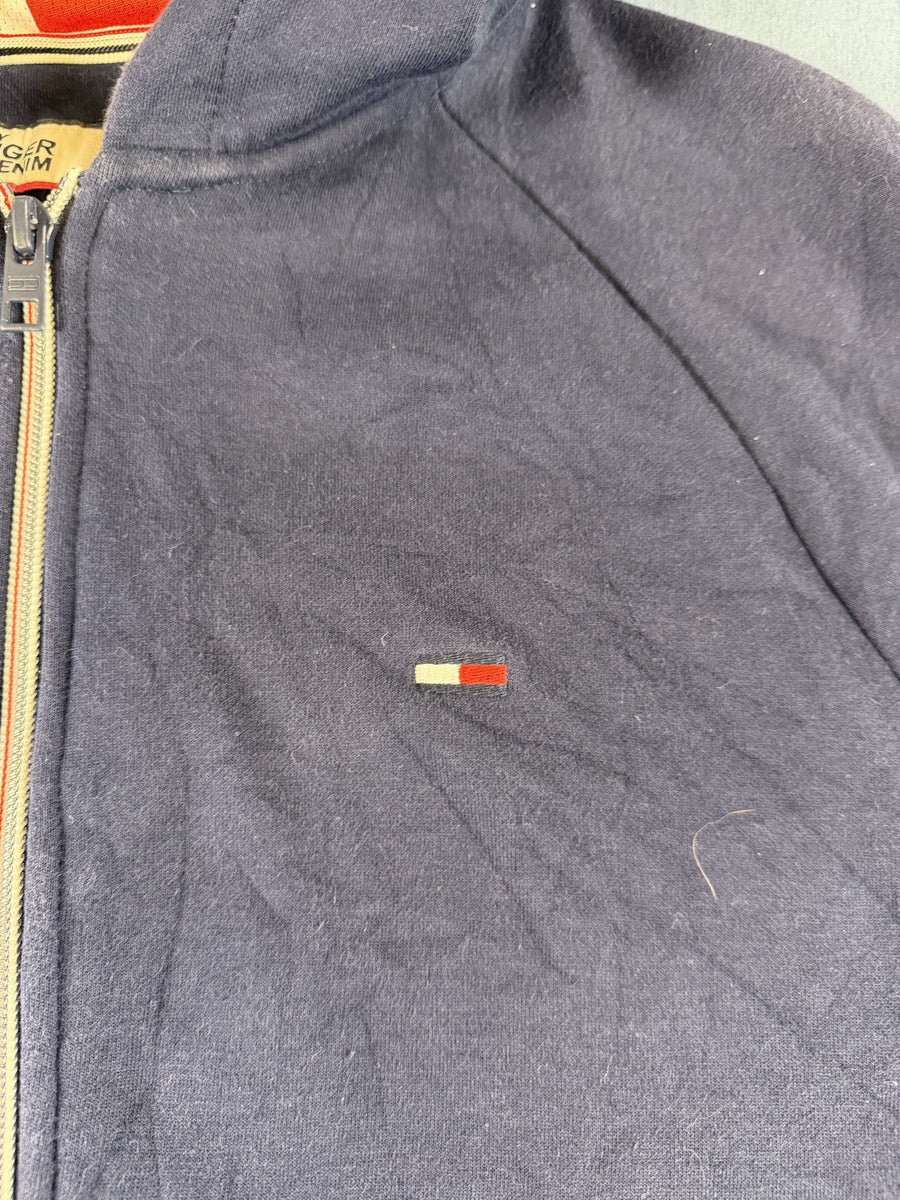 Navyblauw Tommy Hilfiger ritsvest (hoodie / capuchontrui) heren maat L
