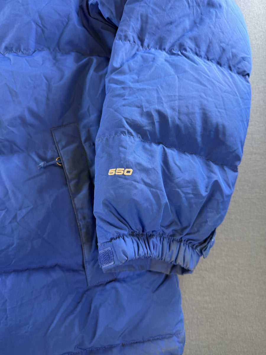 The North Face Gewatteerde jas blauw