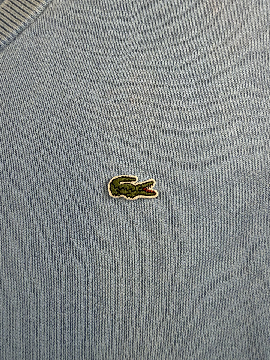 Lacoste trui blauw heren maat L v-hals v-neck sweater pullover