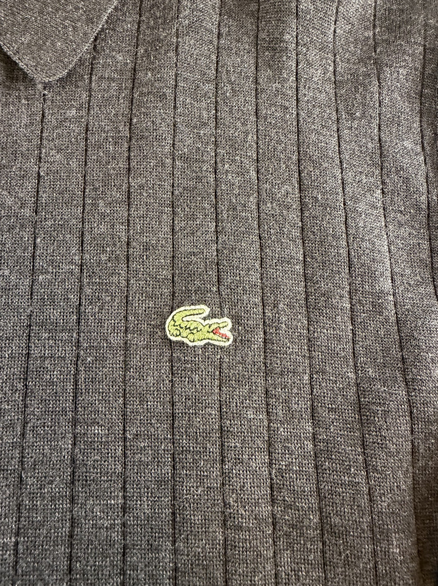 Zwart Lacoste knoopvest (cardigan) maat S - made in Spain