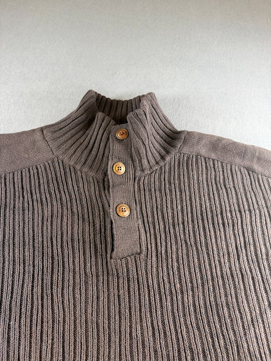 Timberland trui blauw heren maat L katoen sweater pullover gebreid